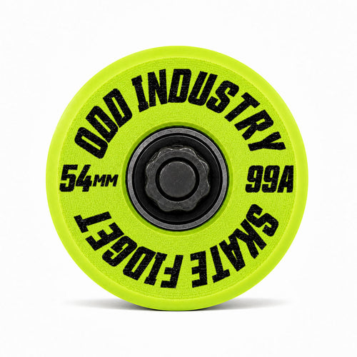 Odd Industry 54mm Skate Wheel Fidget Spinner – Acid Green